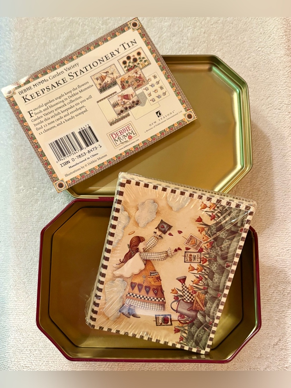 Vintage Debbie Mumm "Garden Variety" Keepsake Stationery set NIP